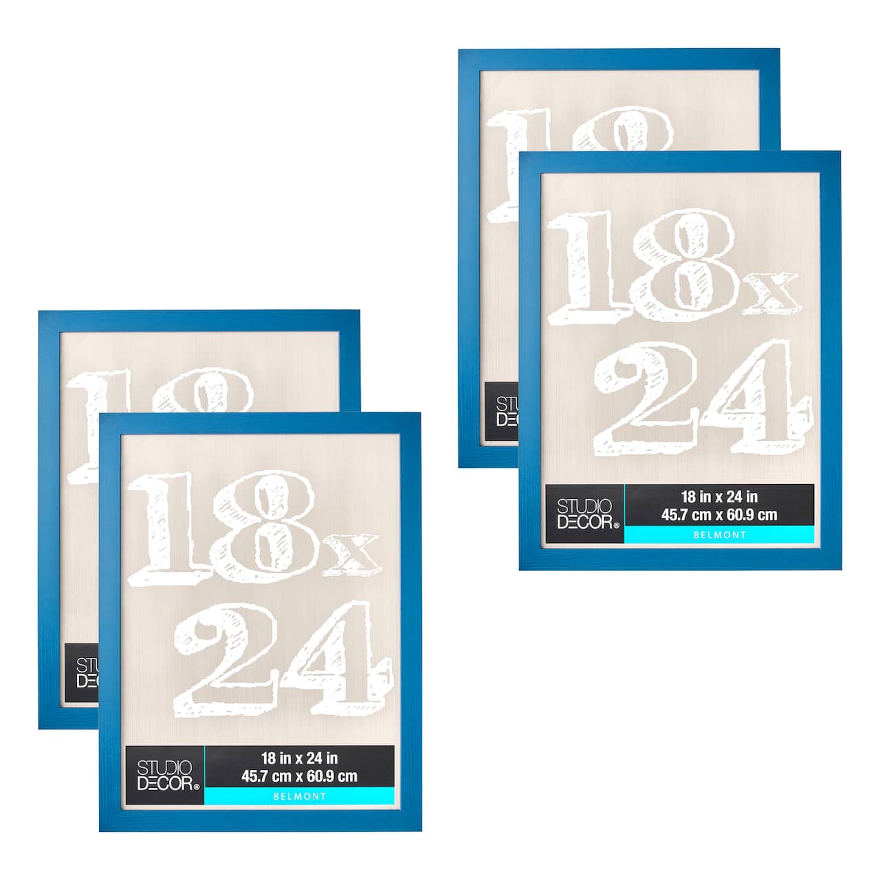 4 Pack: 18" x 24" Sapphire Blue Belmont Frame by Studio Décor®